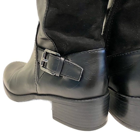 Franco Sarto JESPA boots in black Vegan leather Size 5.5 - Picture 6 of 13